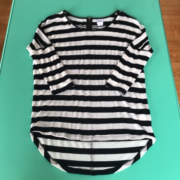 Cute Vero Moda striped top with gold zipper - Picture 3 of 7